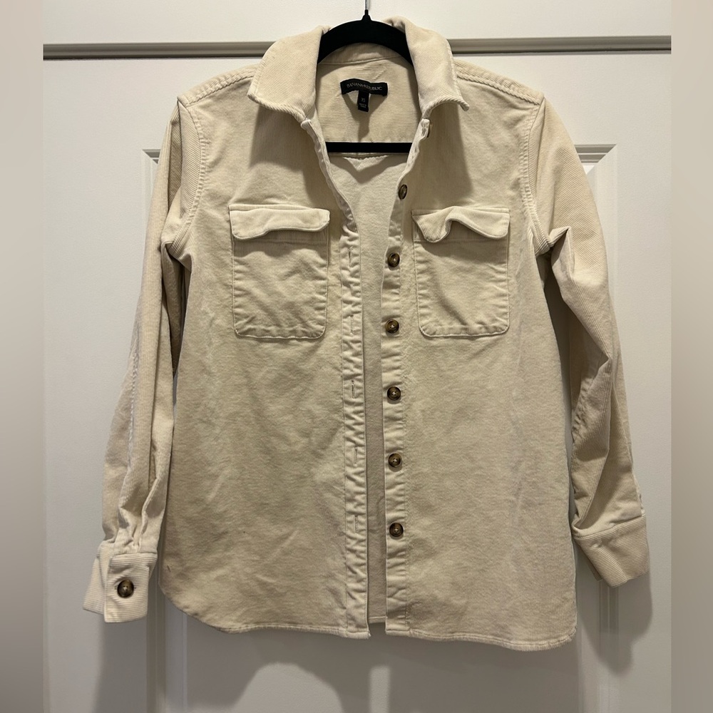 Banana Republic Corduroy Button-Down Shirt Size XS - Picture 2 of 7